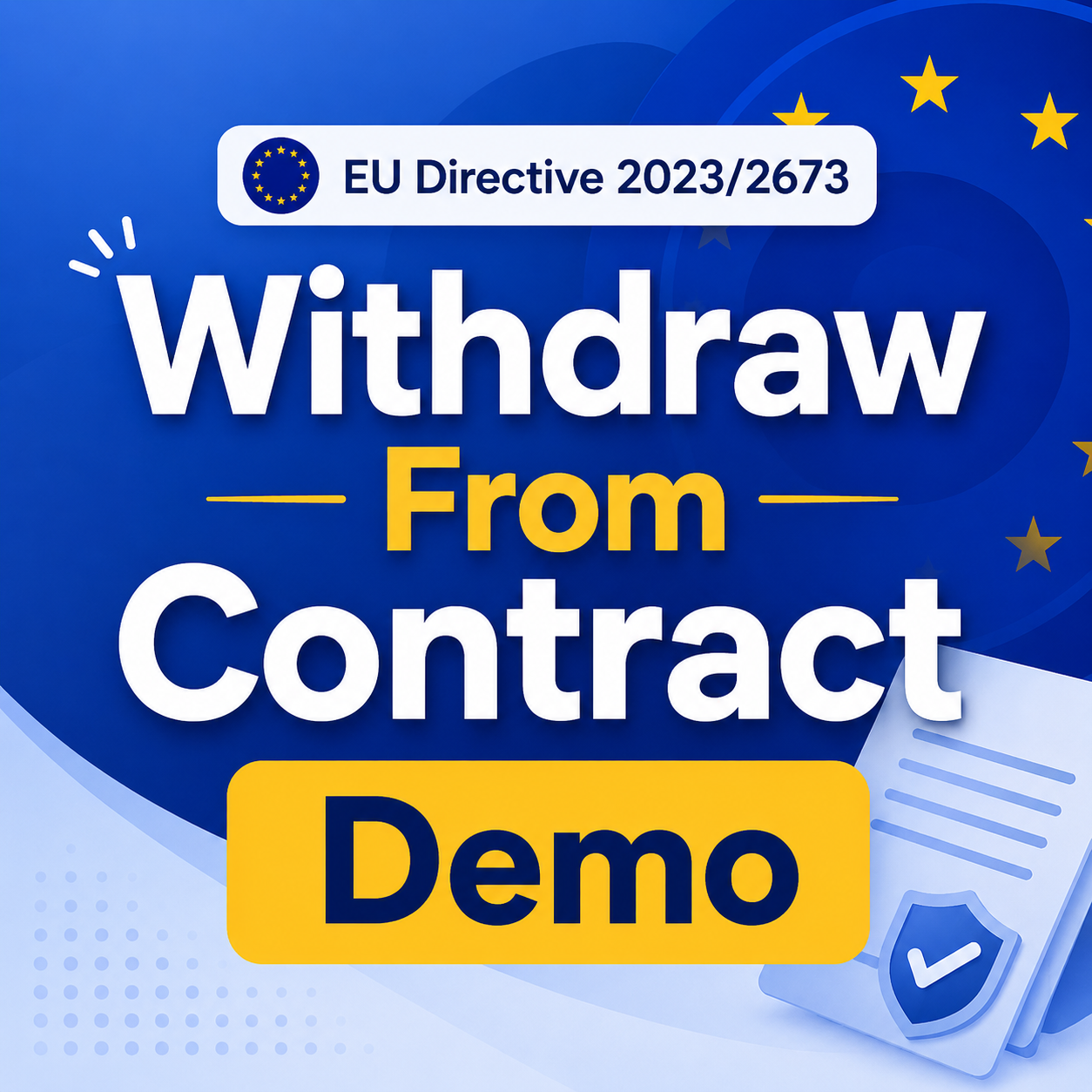 Withdraw From Contract Demo